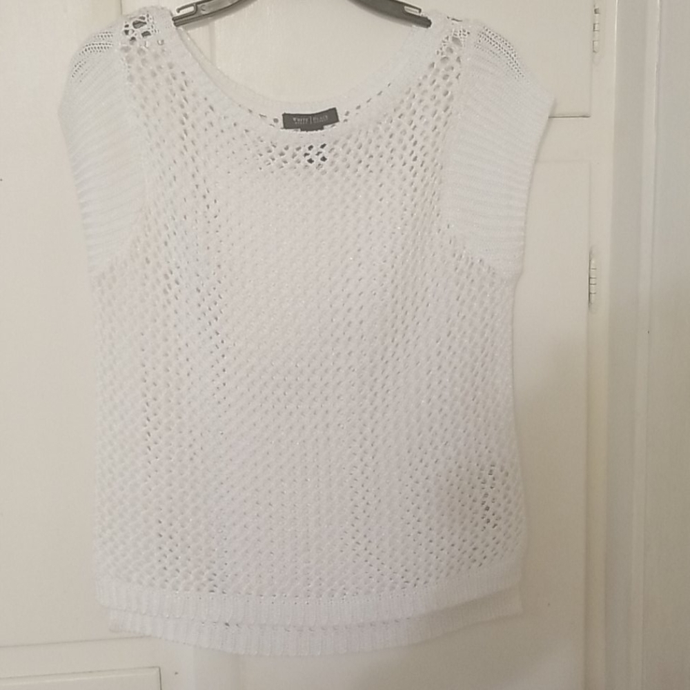 White House black market crochet top